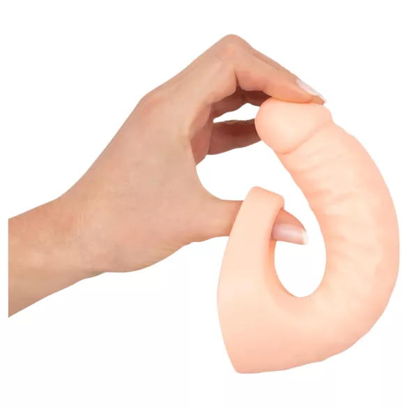 Realistixxx Double F - dildo realistico doppio con anello fallico