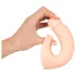 Realistixxx Double F - dildo realistico doppio con anello fallico
