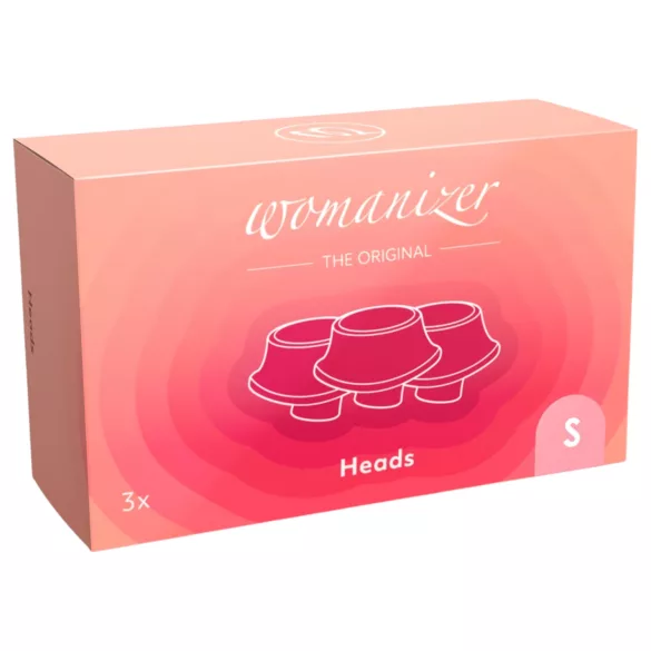 Womanizer Premium Eco - set 3 cappucci ricambio stimolatore clitoride - rosa