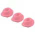 Womanizer Premium Eco - set 3 cappucci ricambio stimolatore clitoride - rosa