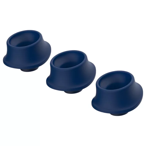 Set di campane aspiranti di ricambio Womanizer L - blu (3 pz) - grande
