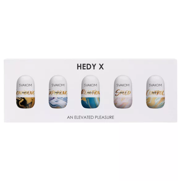 Svakom Hedy X Mixed - set di masturbatori a forma di uovo - 5 pezzi