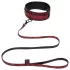 Fifty Shades of Grey - collare e guinzaglio - ecopelle nero rosso