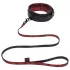 Fifty Shades of Grey - collare e guinzaglio - ecopelle nero rosso