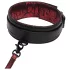 Fifty Shades of Grey - collare e guinzaglio - ecopelle nero rosso