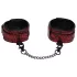 Fifty Shades of Grey - manette per caviglie - pelle nera e rossa