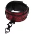 Fifty Shades of Grey - manette per caviglie - pelle nera e rossa