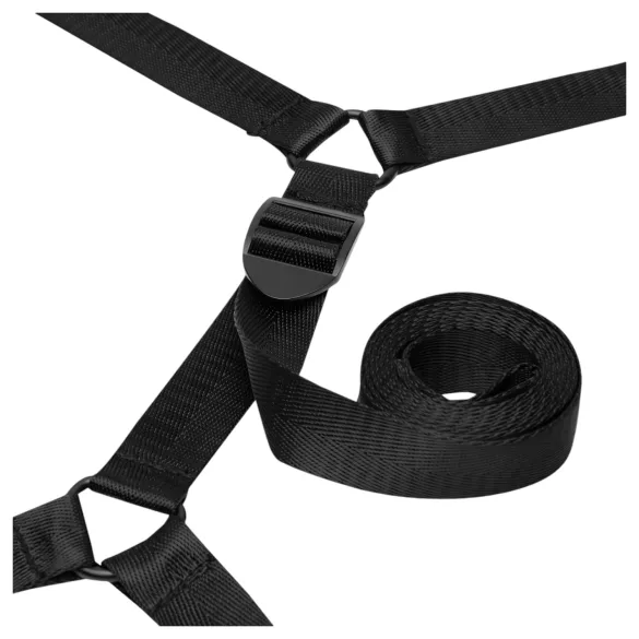 Fifty Shades of Grey - set manette - regolabile - ecopelle nero rosso