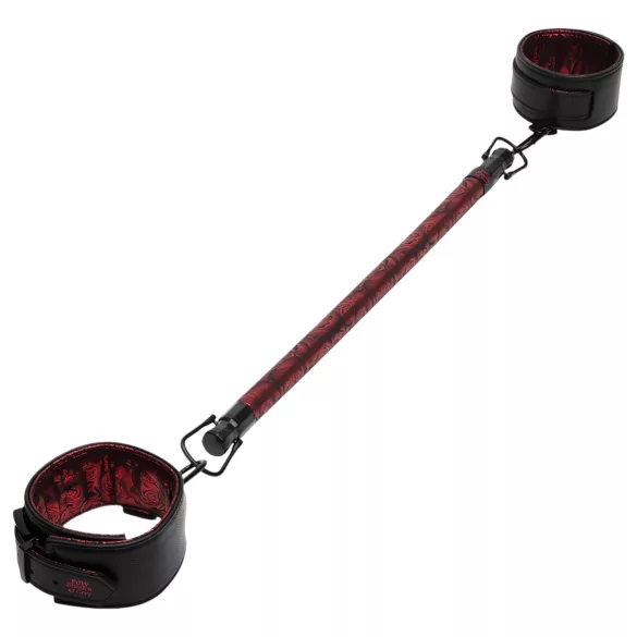 Fifty Shades of Grey - barra divaricatrice regolabile - nero rosso