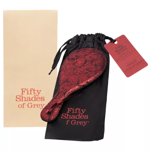 Fifty Shades of Grey - frustino - pelle nera e rossa