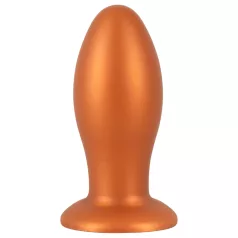 ANOS - plug anale grande - silicone arancione