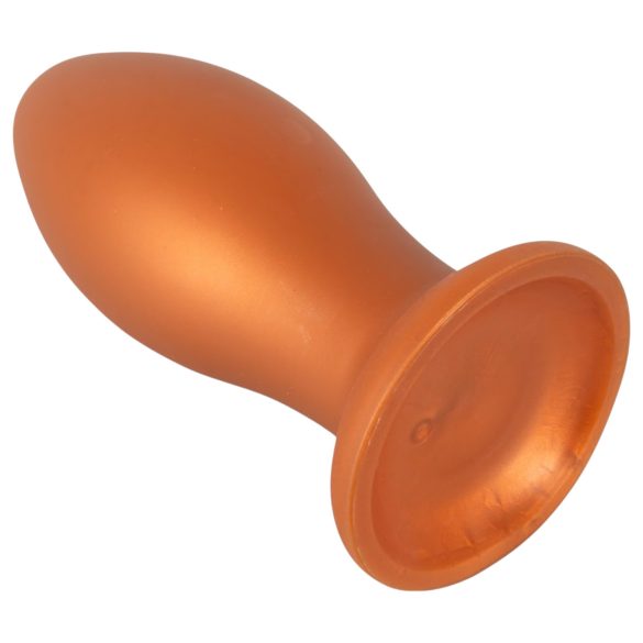 ANOS - plug anale grande - silicone arancione