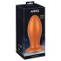 ANOS - plug anale grande - silicone arancione