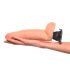 Deluxe Real Feel No.7 - vibratore realistico con testicoli (naturale)