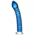 Icicles No. 29 - dildo a spirale per pene - vetro blu