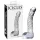 Icicles No. 61 - dildo in vetro realistico con testicoli e pene - trasparente