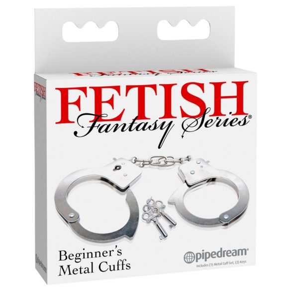 Fetish Fantasy - manette in metallo - argento
