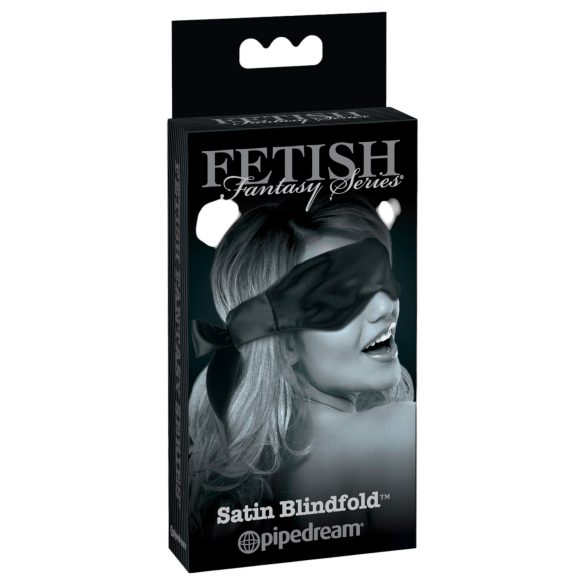 Fetish Fantasy - mascherina satinata nera - maschera occhi sensoriale