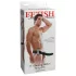 Pipedream Fetish Strap-On 8 - vibratore cavo indossabile (nero)