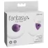 Fantasy For Her coppia di succhiotti vibranti per capezzoli - viola