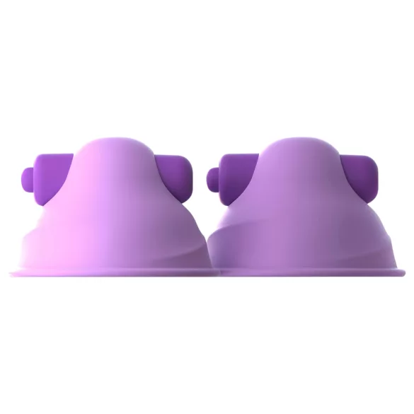Fantasy For Her coppia di succhiotti vibranti per capezzoli - viola