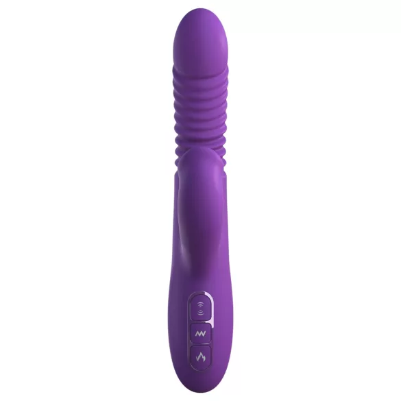Fantasy For Her - vibratore spingente 3 in 1 con funzione riscaldante (viola)
