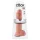 King Cock - dildo realistico con ventosa e testicoli 28cm - color carne