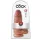King Cock - dildo realistico con ventosa - 23cm - color carne scura
