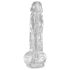 King Cock Clear 8 - Dildo con Ventosa e Testicoli (20 cm)