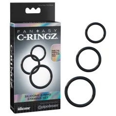 Pipedream - Fantasy C-Ringz - trio di anelli fallici (nero)