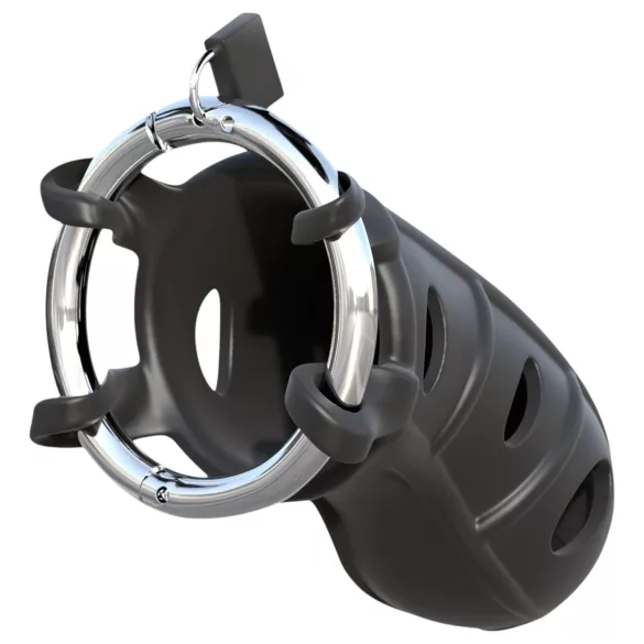 C-Ringz - gabbia per pene in silicone - nero