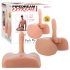 Pipedream Extreme - masturbatore maschile a torso - realistico silicone beige