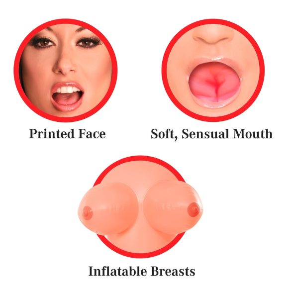 Pipedream Brooke Le Hook - bambola gonfiabile realistica a grandezza naturale