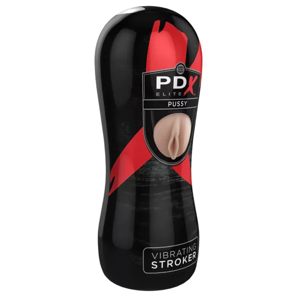 PDX - masturbatore realistico vibrante - vagina artificiale - color carne