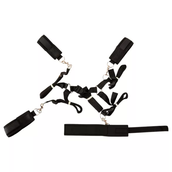 Fetish Fantasy - set per legare a letto - nero