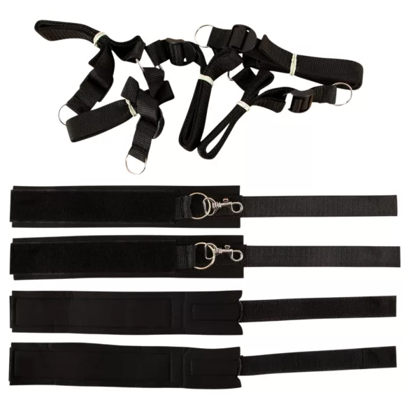 Fetish Fantasy - set per legare a letto - nero