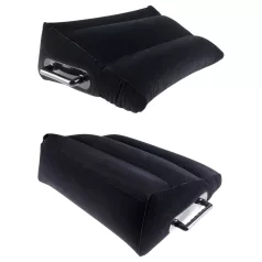   Fetish Fantasy - cuscino sessuale gonfiabile con maniglie - nero