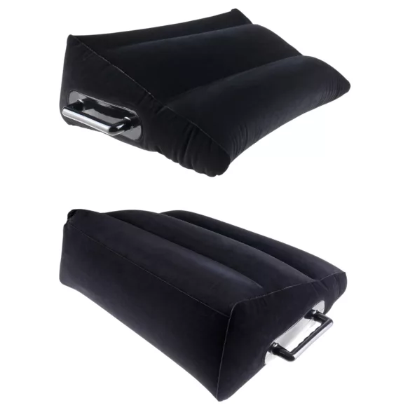 Fetish Fantasy - cuscino sessuale gonfiabile con maniglie - nero