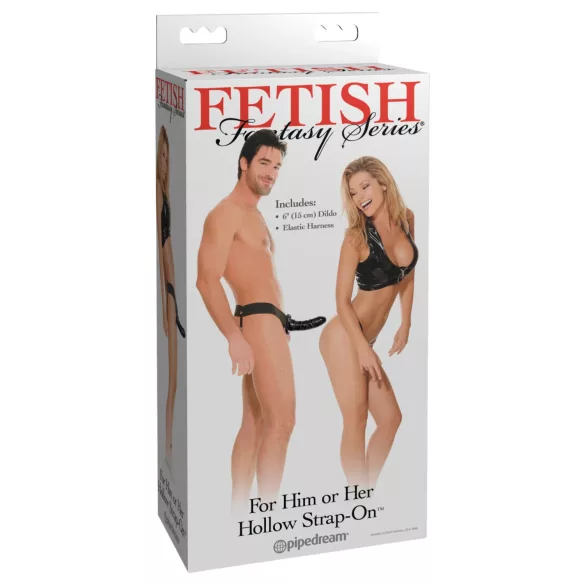Fetish Fantasy - dildo strap-on cavo - nero