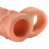 X-TENSION Perfect 2 - guaina pene con anello - 19 cm - naturale