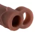 X-TENSION Perfect 2 - guaina pene con anello - 19cm - naturale scuro