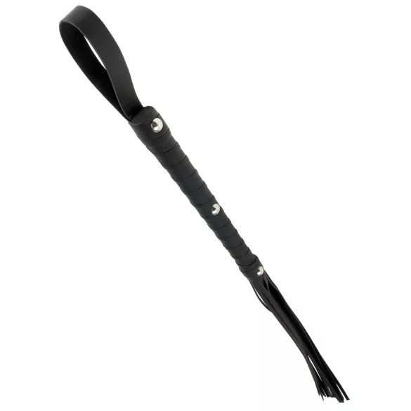 Fetish Fantasy Deluxe Cat-O-Nine - frusta a nove code - 65cm - nero
