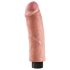 King Cock 8 - vibratore realistico flessibile - 25 cm