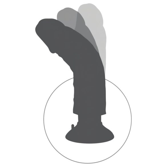 King Cock 8 - vibratore realistico flessibile - 25 cm