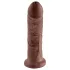 King Cock - dildo realistico 20cm - marrone