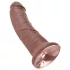King Cock - dildo realistico 20cm - marrone