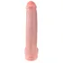 King Cock 15 - dildo con testicoli e ventosa (38 cm, color carne)