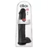 King Cock 15 - dildo con ventosa e testicoli (38 cm, nero)