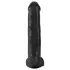 King Cock 15 - dildo con ventosa e testicoli (38 cm, nero)