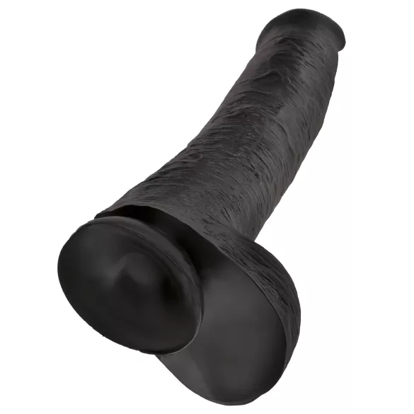 King Cock 15 - dildo con ventosa e testicoli (38 cm, nero)